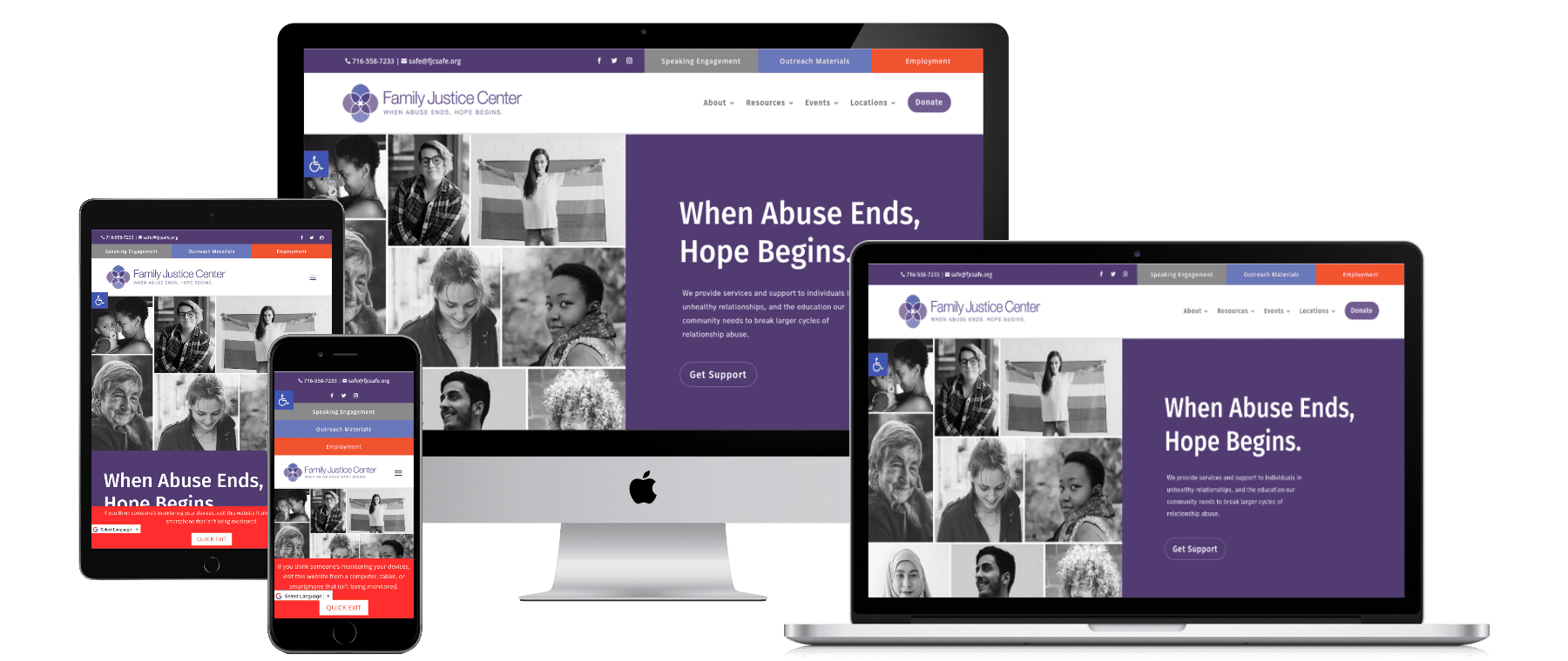Web design trends for small businesses in 2024 featuring clean layouts and mobile-first design by Surdej Web Solutions LLC.